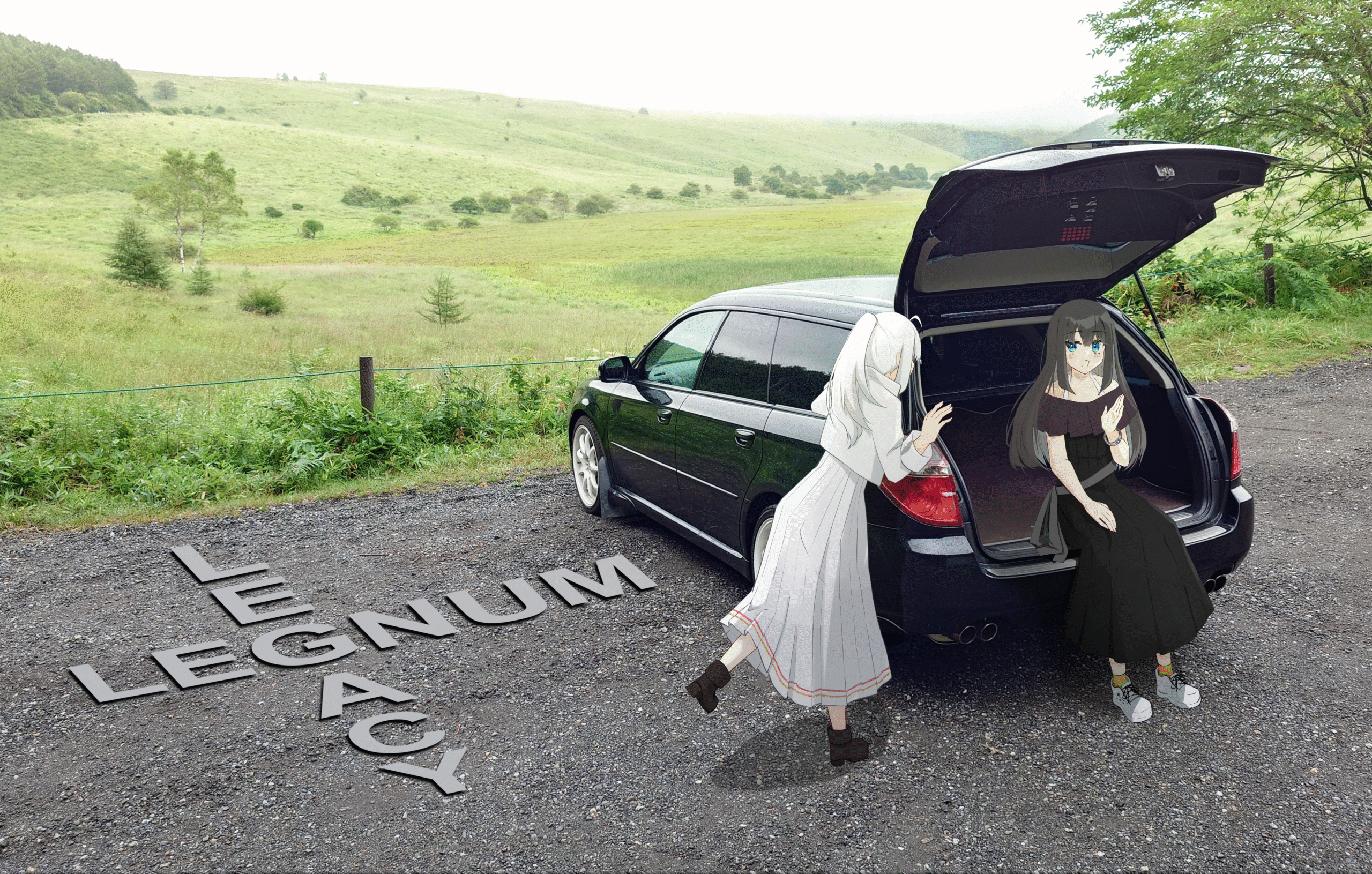 愛車　擬人化　レガシィ